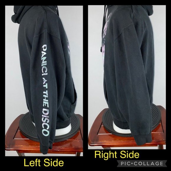 Panic! At The Disco Triangle Galaxy Hoodie Sweatshirt Size XL Pop Rock Punk Emo - Picture 6 of 12